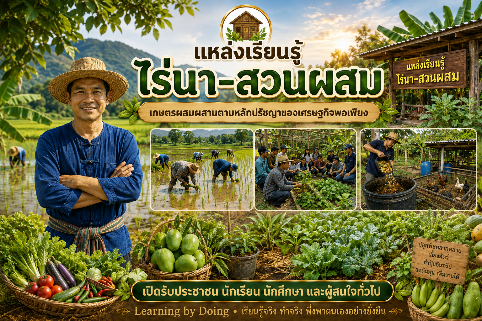 ไร่นา-สวนผสม (นายมิล พุทธิจุณ)