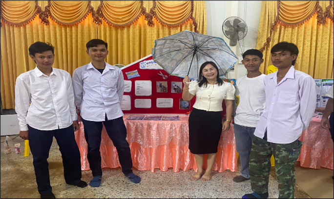 โครงงานวิทยาศาสตร์ เรื่อง จากถุงนมสู่ร่มคู่ใจ