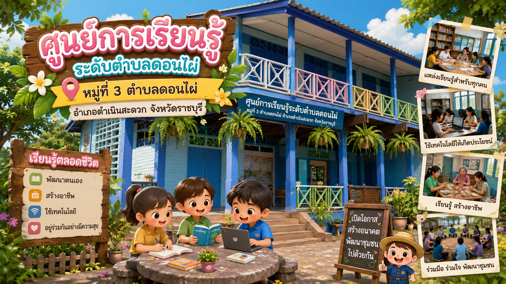 ศูนย์การเรียนรู้ระดับตำบลดอนไผ่